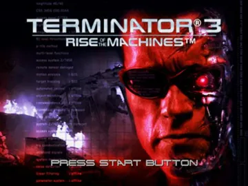 Terminator 3 Rise of The Machines (USA) screen shot title